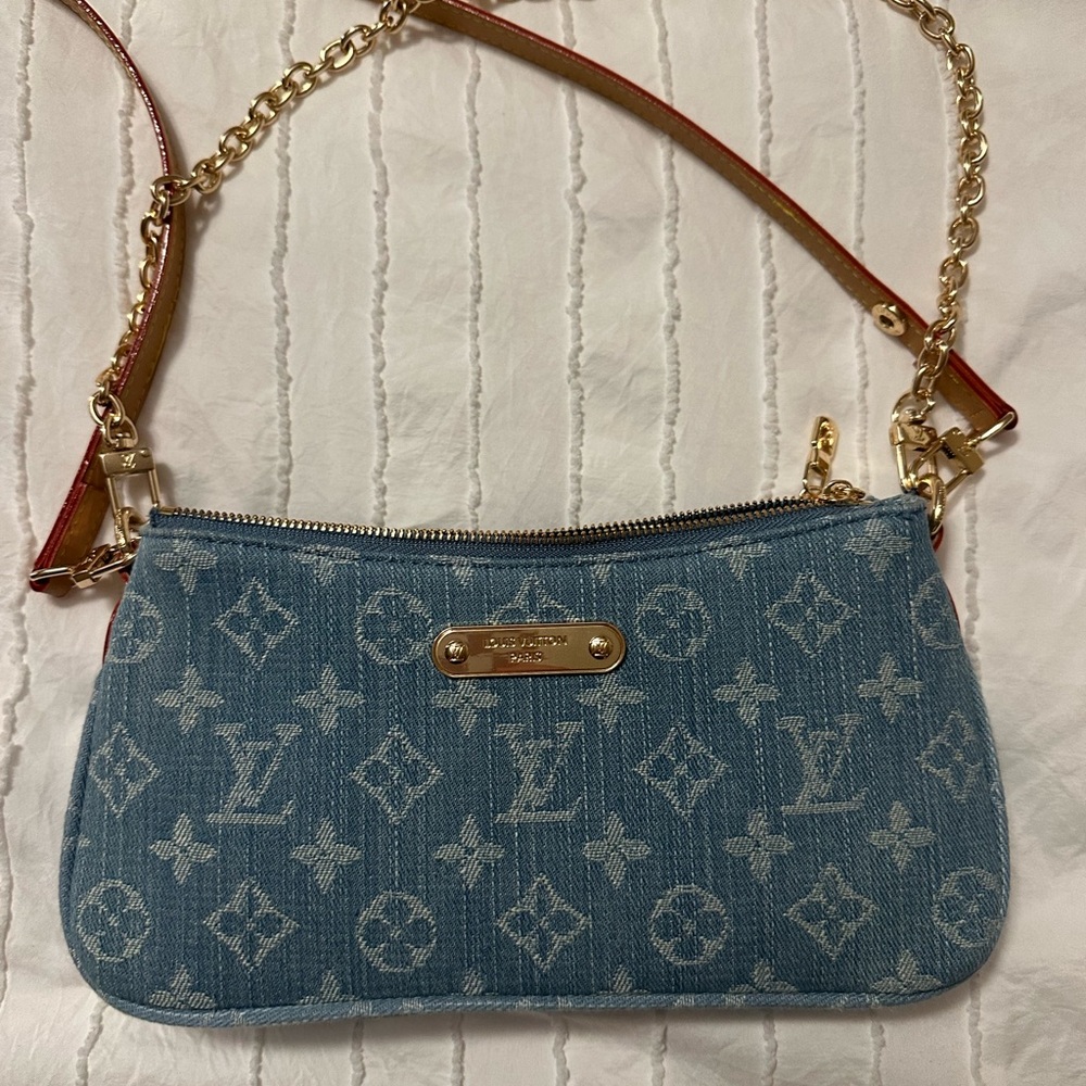 LV Monogram Denim Shoulder/crossbody  Bag